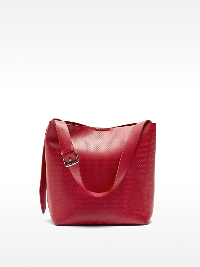 Dokulu Omuz Çantası