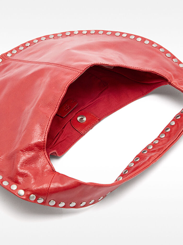 Deri Hobo Omuz Çantası