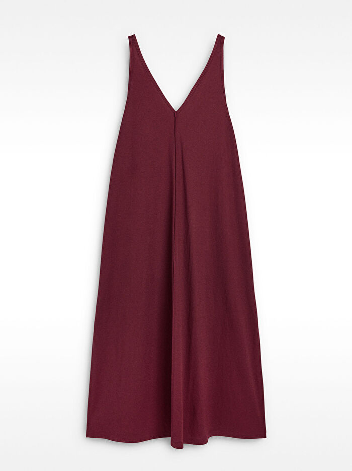 Askılı Midi Elbise