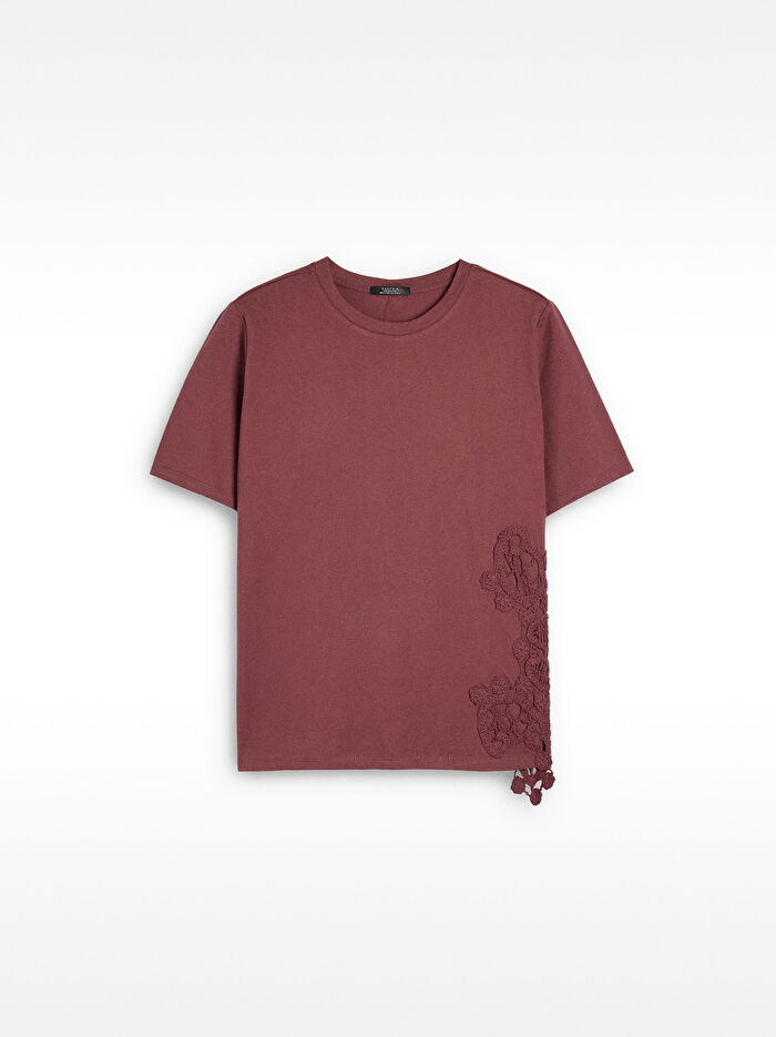 %100 Pamuk Nakışlı Tişört