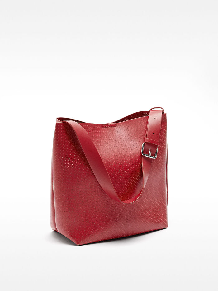 Dokulu Omuz Çantası