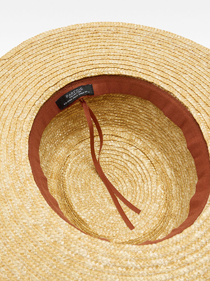 Kuşaklı Hasır Şapka