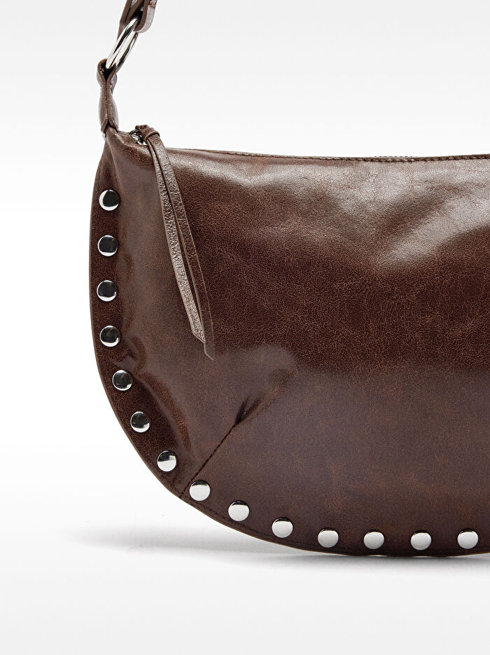 Zımba Detaylı Omuz Çantası