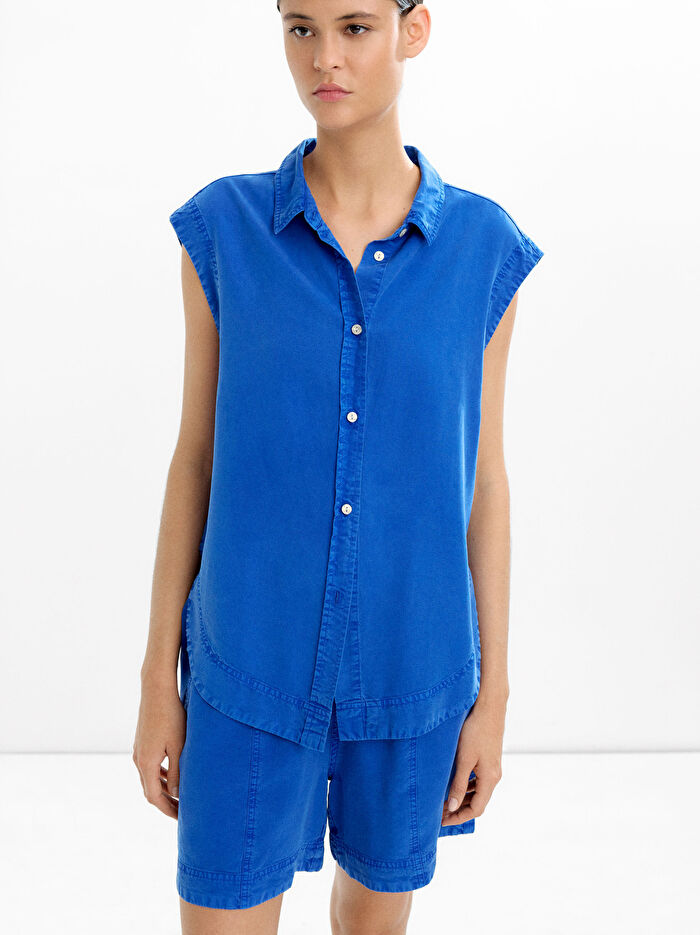 %100 Liyosel Kolsuz Gömlek