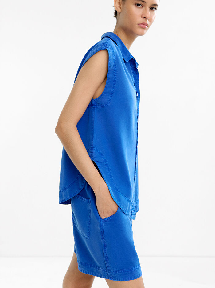 %100 Liyosel Kolsuz Gömlek