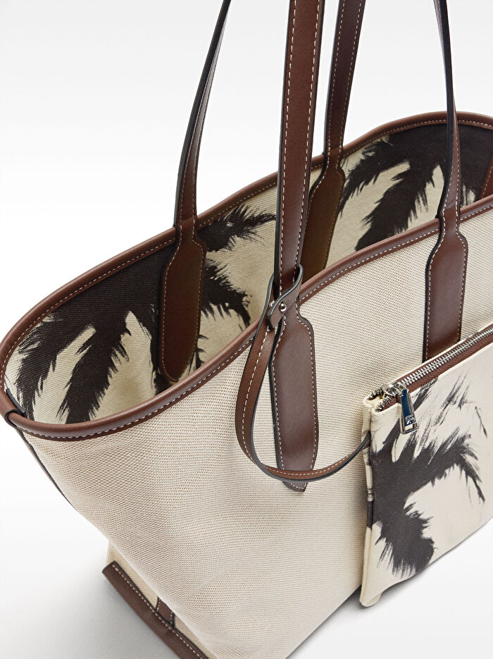 Çift Taraflı Shopper Çanta