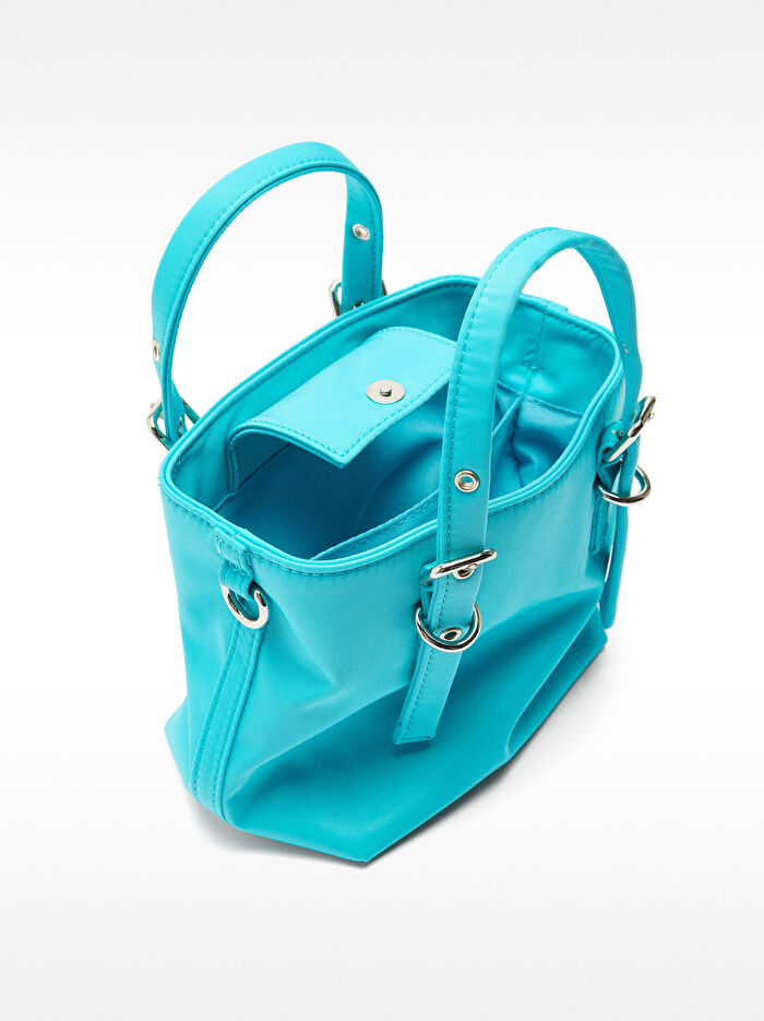 Teknik Kumaş Tote Çanta XS