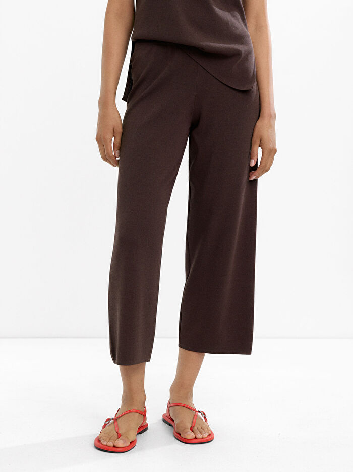 Örme Kapri Pantolon