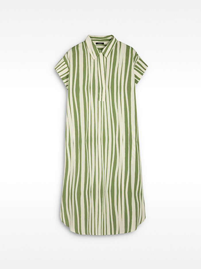 Çizgili Gömlek Elbise