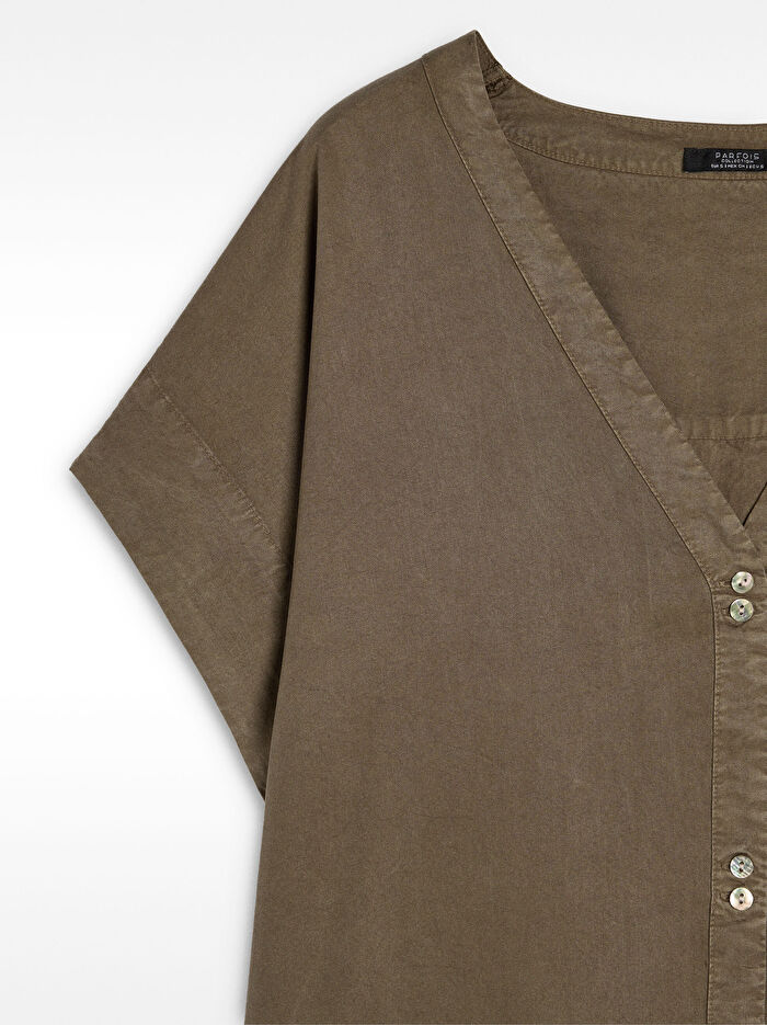 %100 Liyosel Kısa Elbise