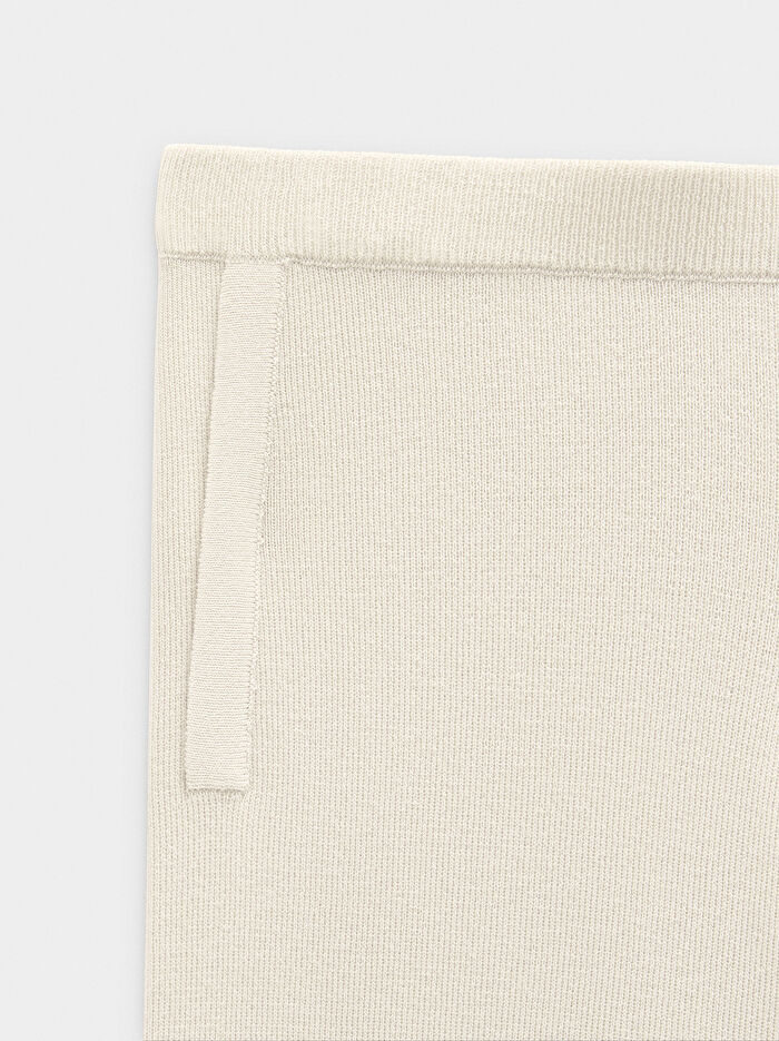 Beli Lastikli Örme Pantolon