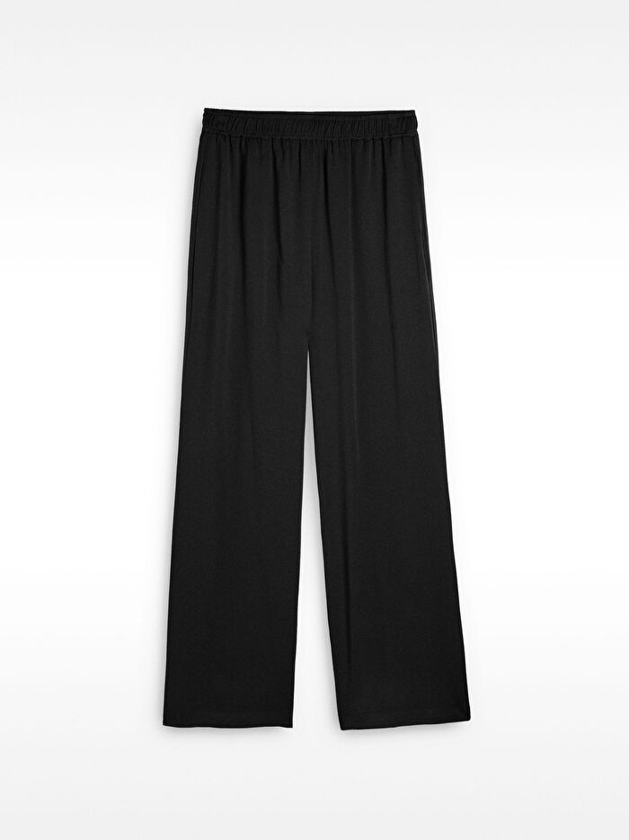 Elastik Bel Bantlı Bol Kesim Pantolon