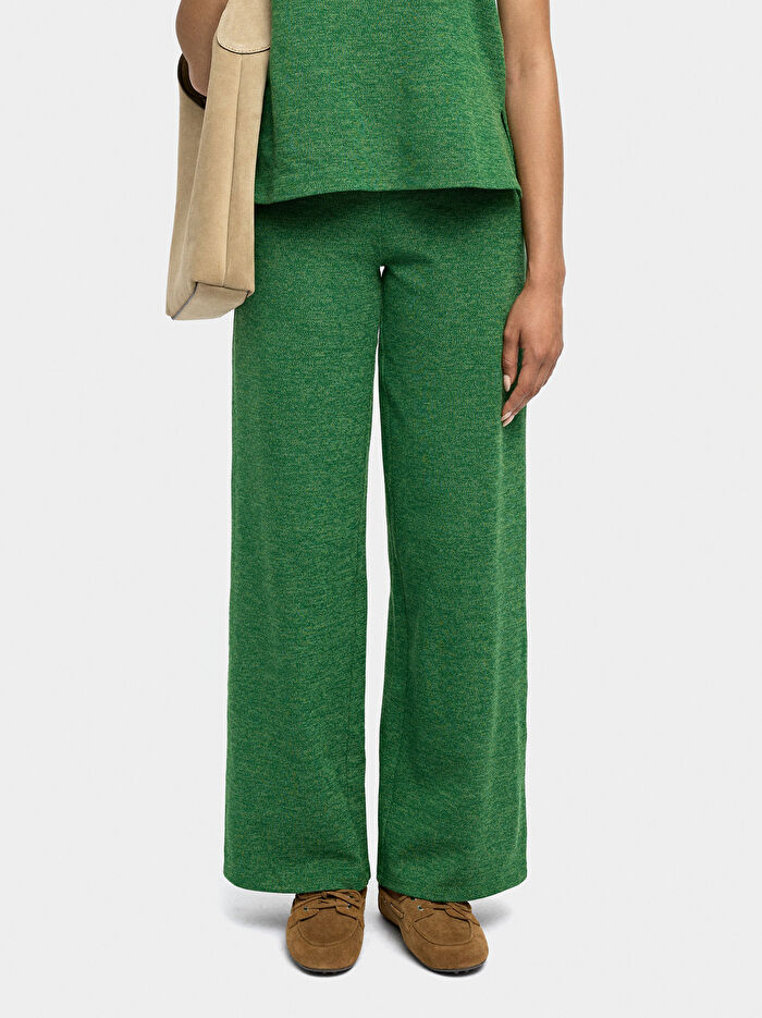 Beli Lastikli Dokulu Pantolon