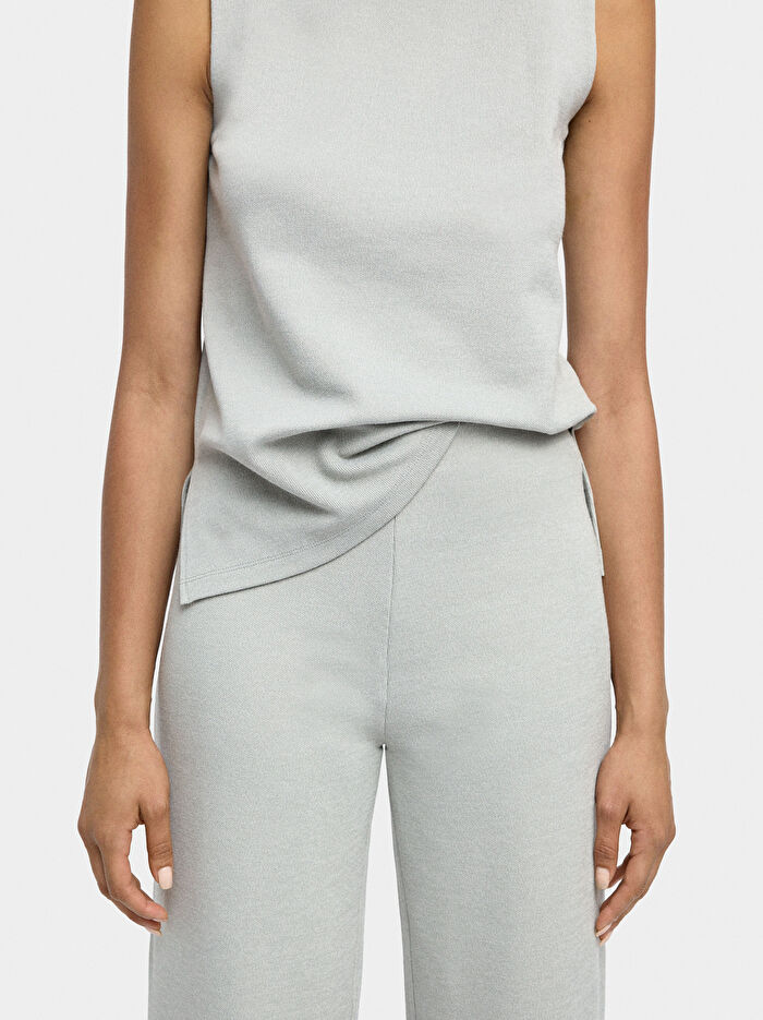 Beli Lastikli Dokulu Pantolon