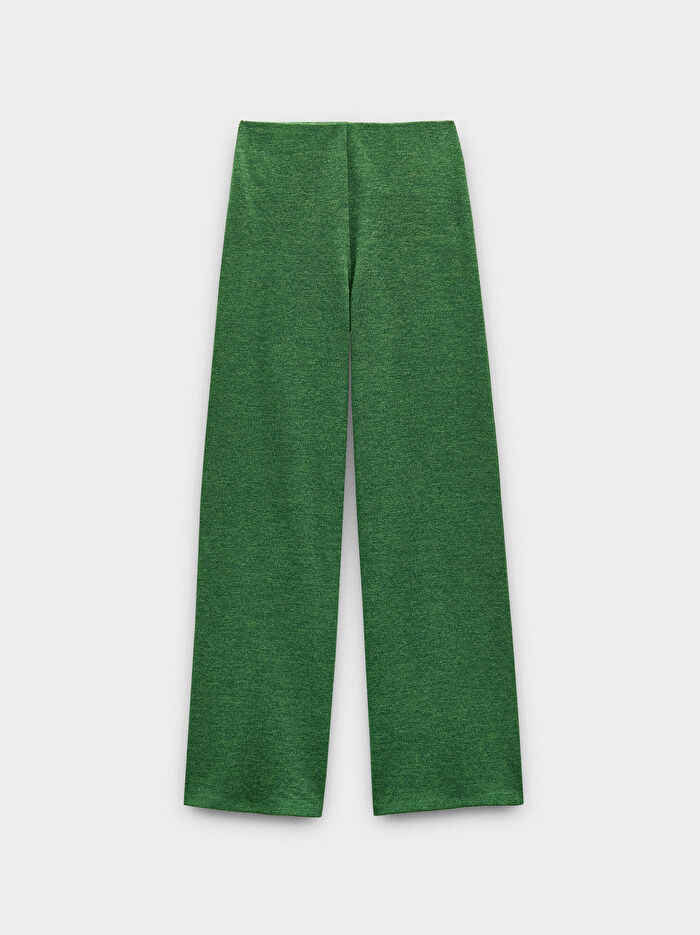 Beli Lastikli Dokulu Pantolon