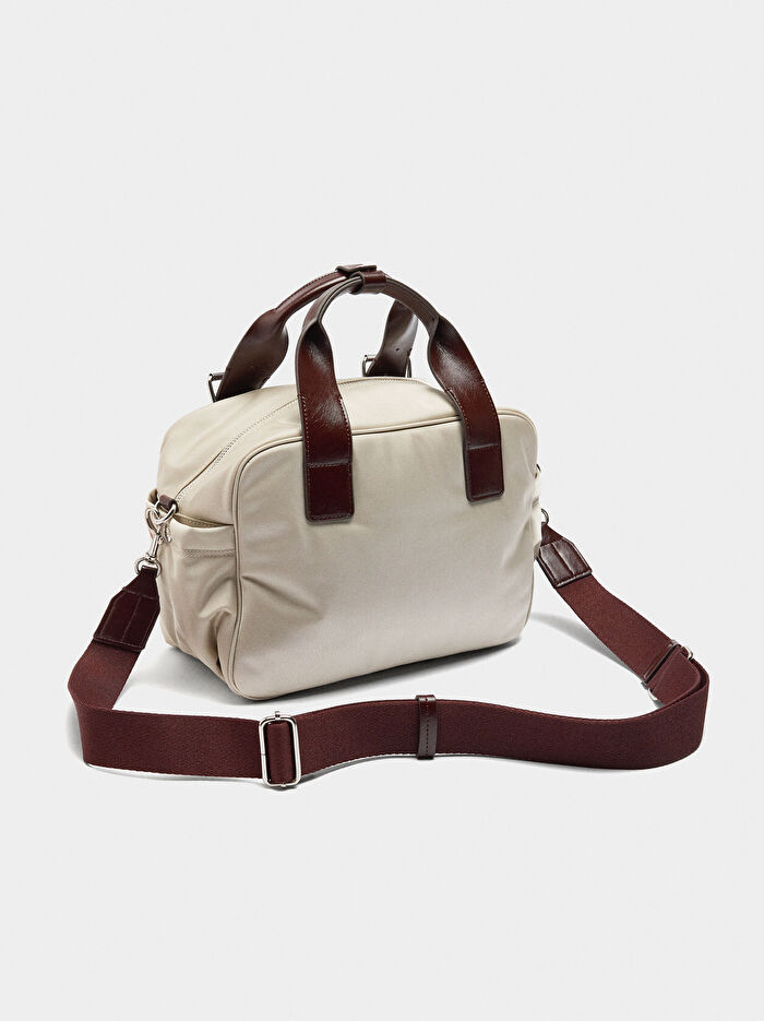 Askılı Teknik Kumaş Tote Çanta