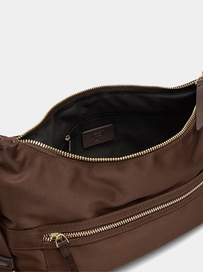 Teknik Kumaş Çapraz Askılı Çanta