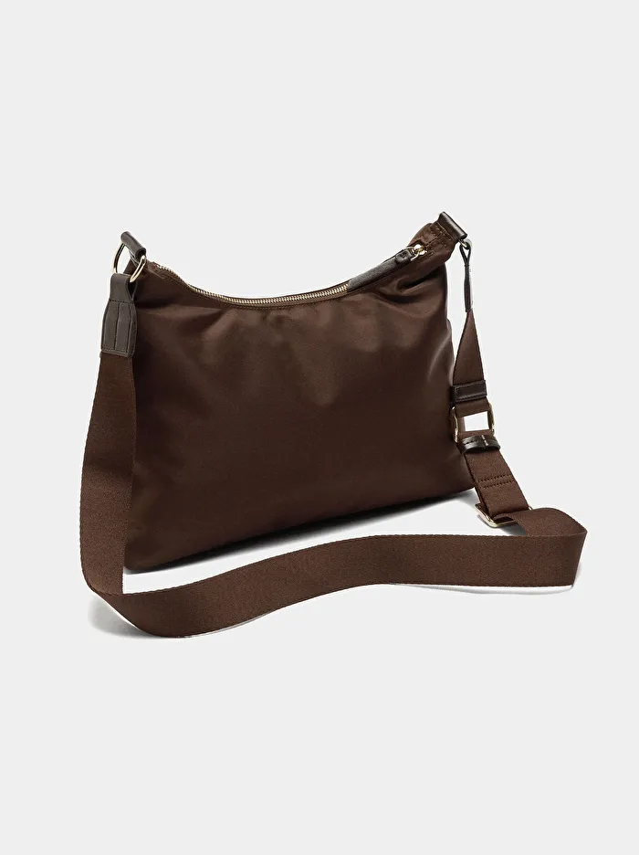 Teknik Kumaş Çapraz Askılı Çanta