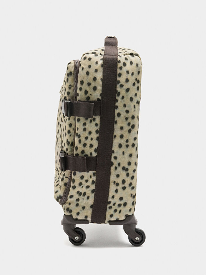 Desenli Teknik Kumaş Seyahat Valizi