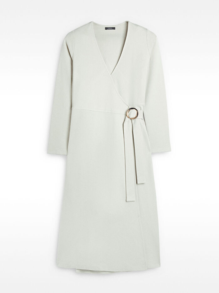 Uzun Kollu Midi Elbise