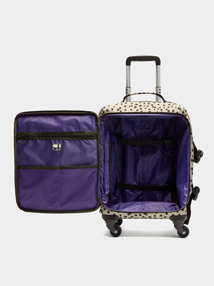 Desenli Teknik Kumaş Seyahat Valizi