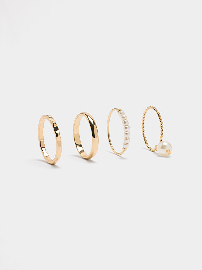 İncili Yüzük Seti