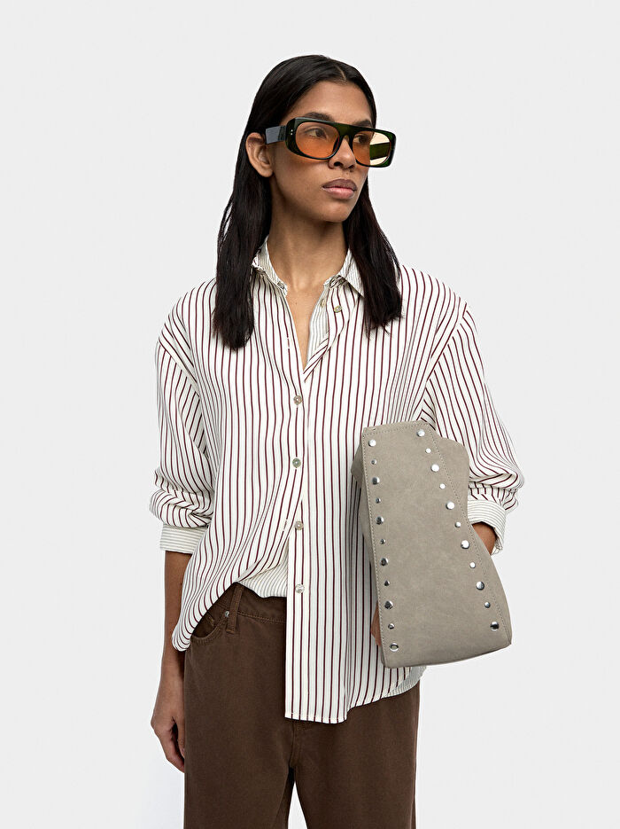 Uzun Kollu Çizgili Gömlek