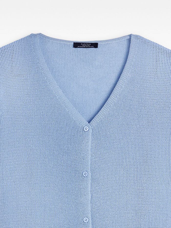 Örme Kısa Kollu Hırka