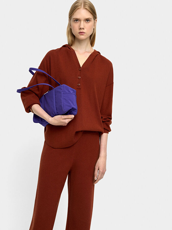 Beli Lastikli Triko Pantolon