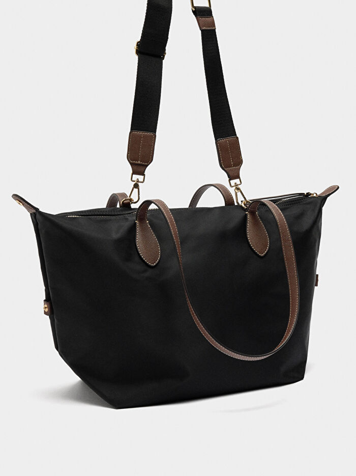Teknik Kumaş Shopper Çanta L