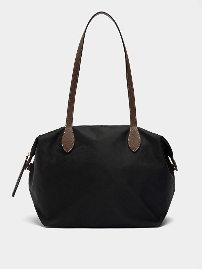Teknik Kumaş Shopper Çanta L