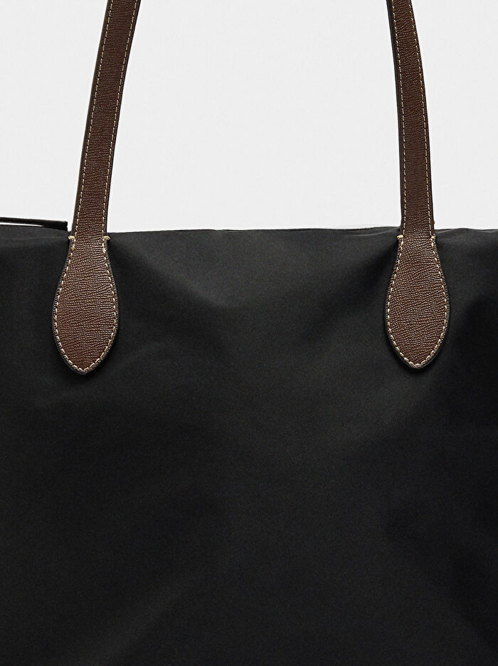 Teknik Kumaş Shopper Çanta L