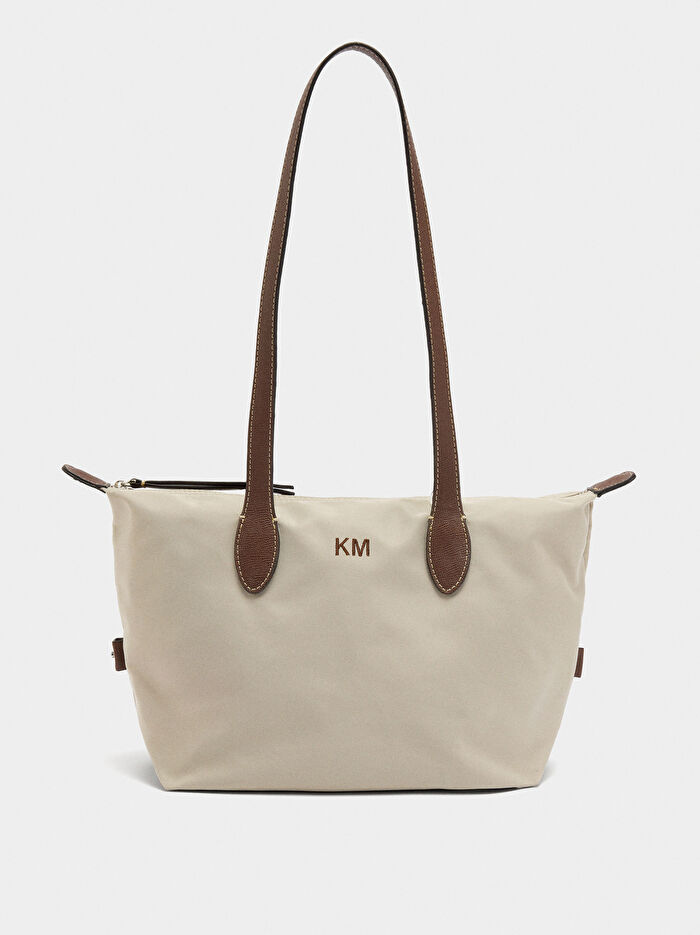 Teknik Kumaş Shopper Çanta S