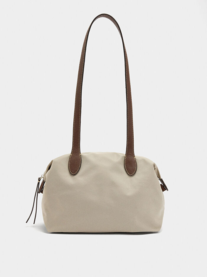 Teknik Kumaş Shopper Çanta S