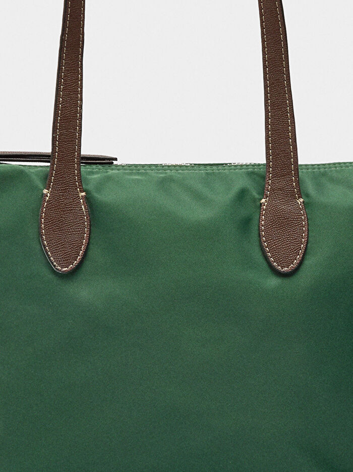 Teknik Kumaş Shopper Çanta S