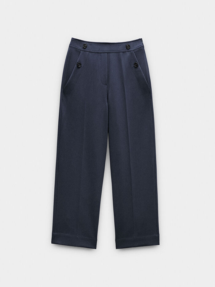 Cepli Dökümlü Pantolon