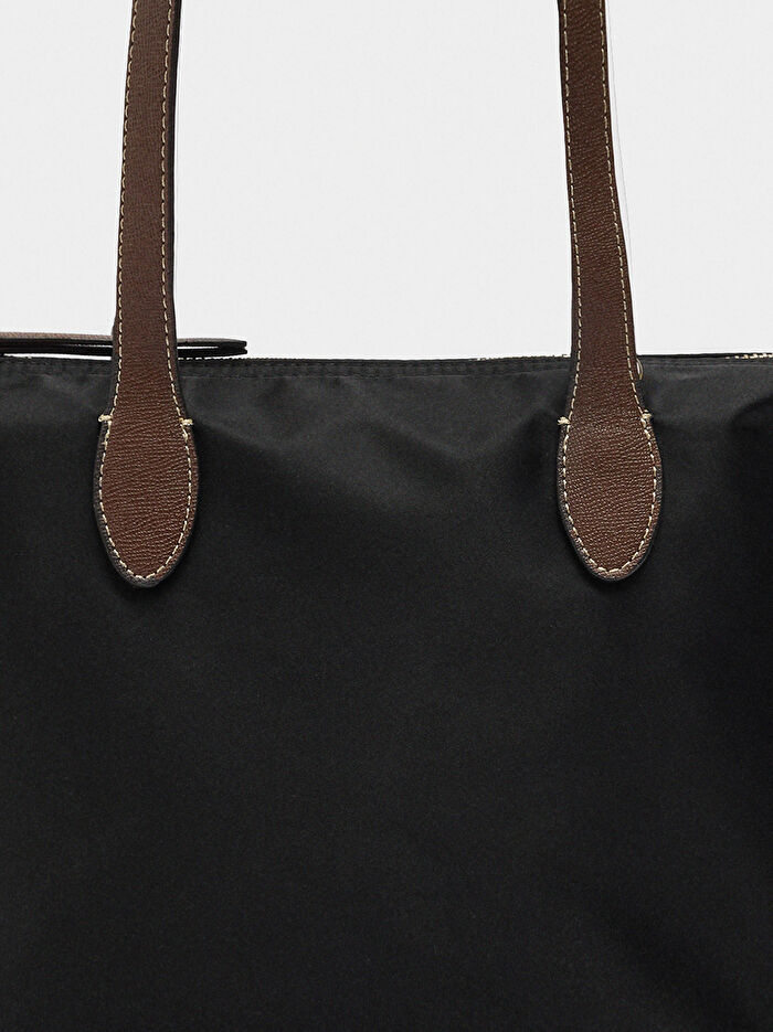 Teknik Kumaş Shopper Çanta S
