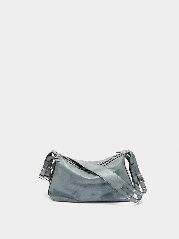 Zımba Detaylı Omuz Çantası