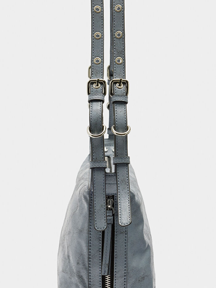 Zımba Detaylı Omuz Çantası