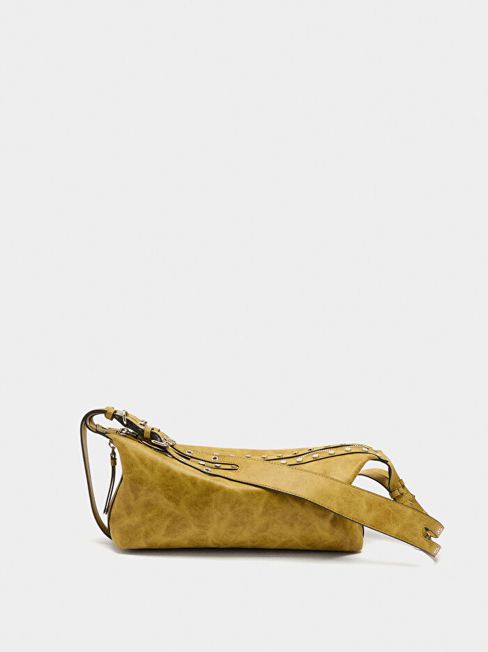 Zımba Detaylı Omuz Çantası