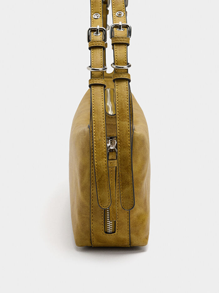 Zımba Detaylı Omuz Çantası