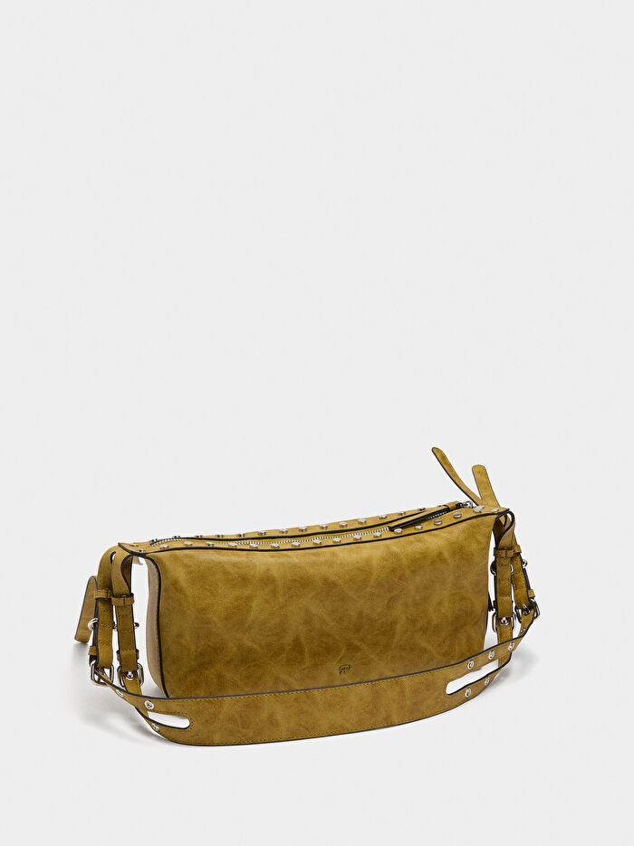 Zımba Detaylı Omuz Çantası