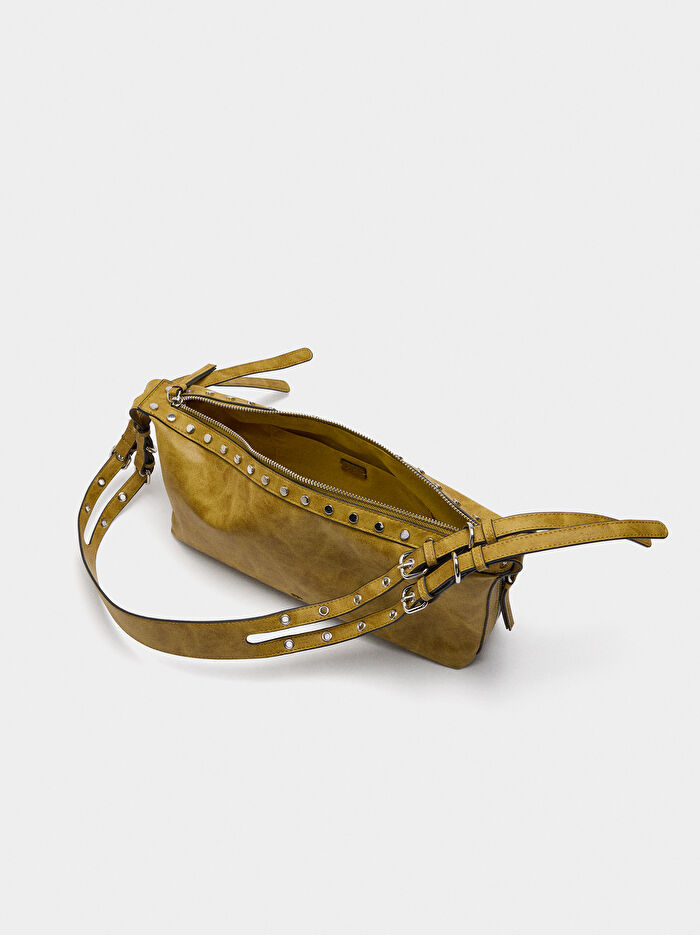 Zımba Detaylı Omuz Çantası