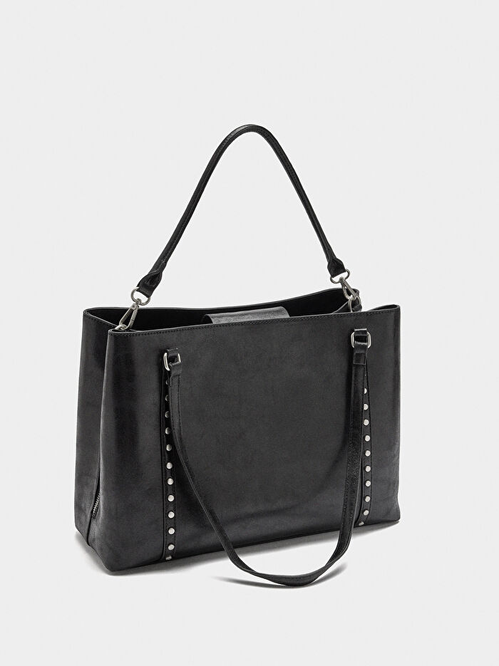 Zımba Detaylı 13 İnç Laptop Çantası