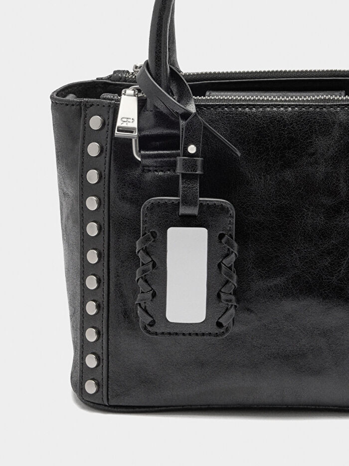 Zımba Detaylı Tote Çanta