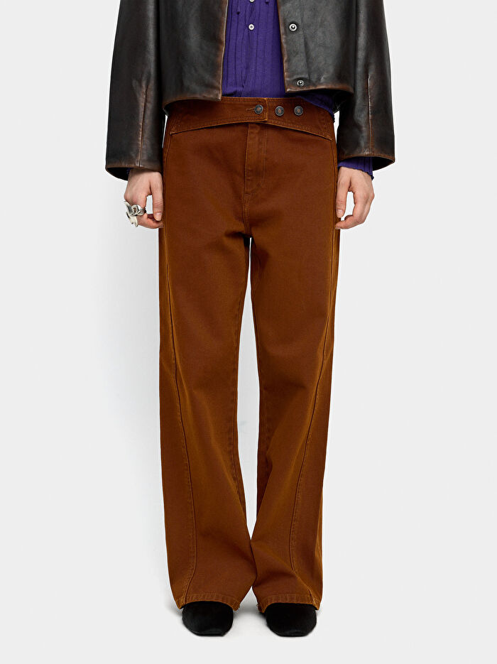%100 Pamuk Denim Pantolon