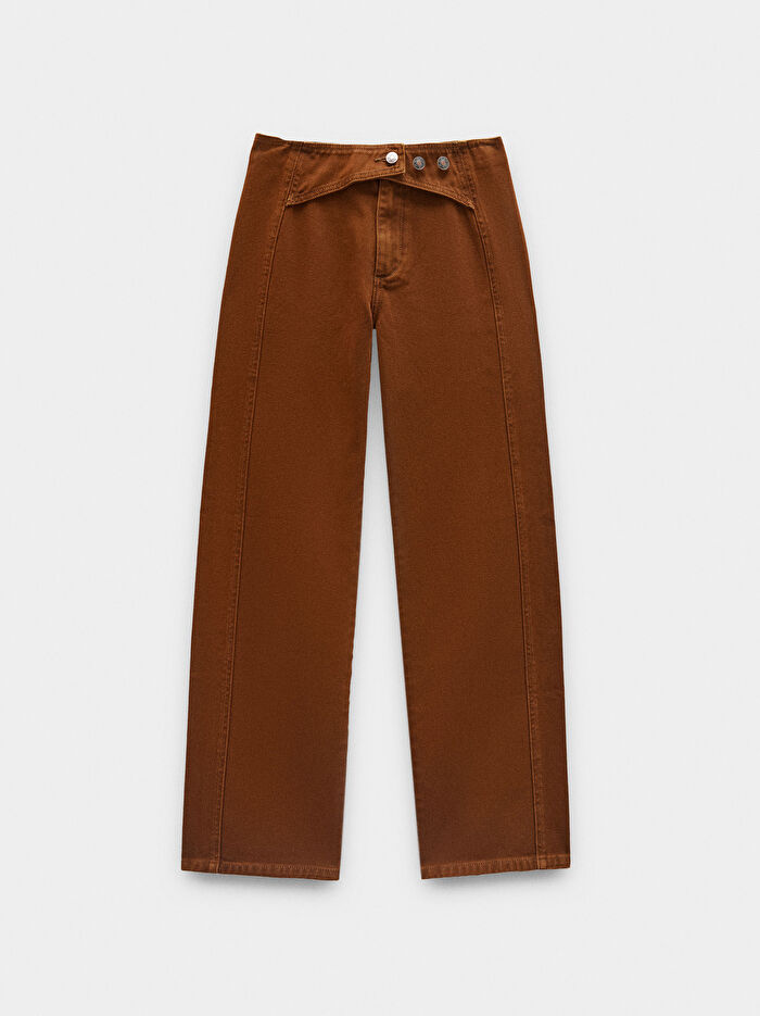 %100 Pamuk Denim Pantolon