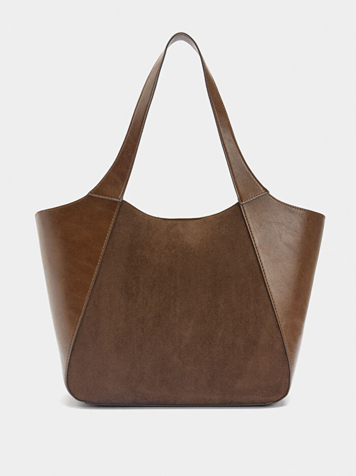 İçi Çıkarılabilir Shopper Çanta