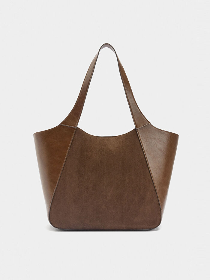 İçi Çıkarılabilir Shopper Çanta