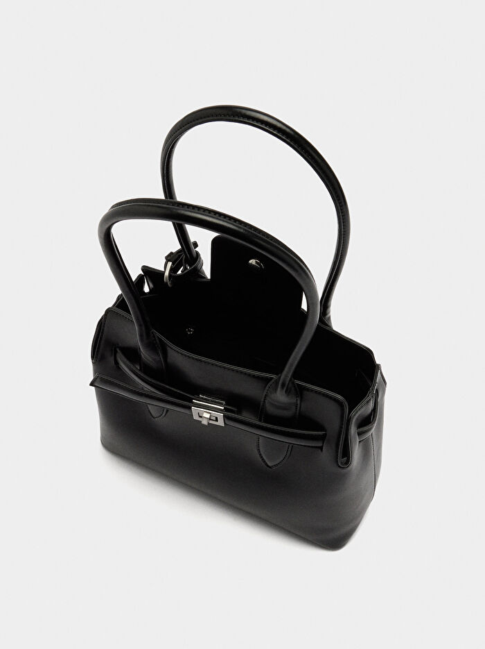 Kemerli Tote Çanta